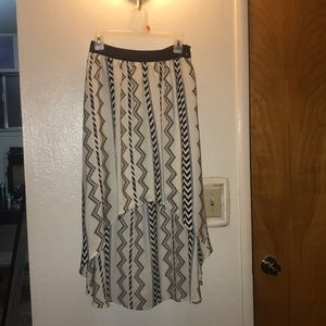 Foreign Exchange High Low Skirt